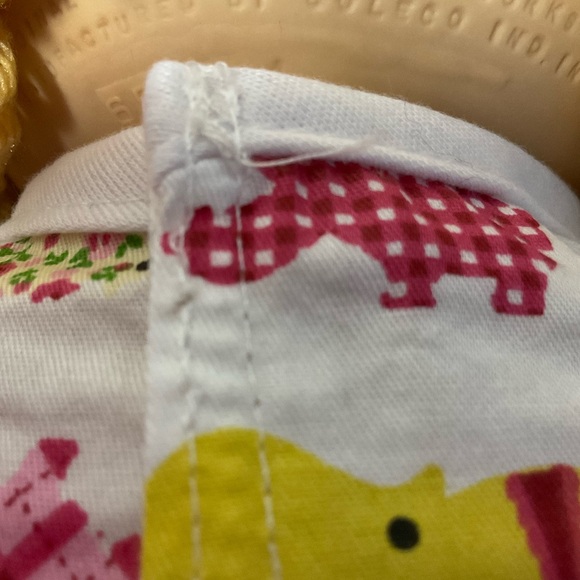 First Edition VTG Cabbage Patch Kid Girl With Pacifier Butterscotch Hair HM#4 - Picture 9 of 9